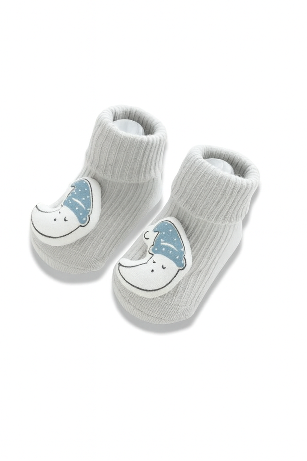 Chaussettes Bébé Hiver Antidérapantes Grises – Ultra Chaudes