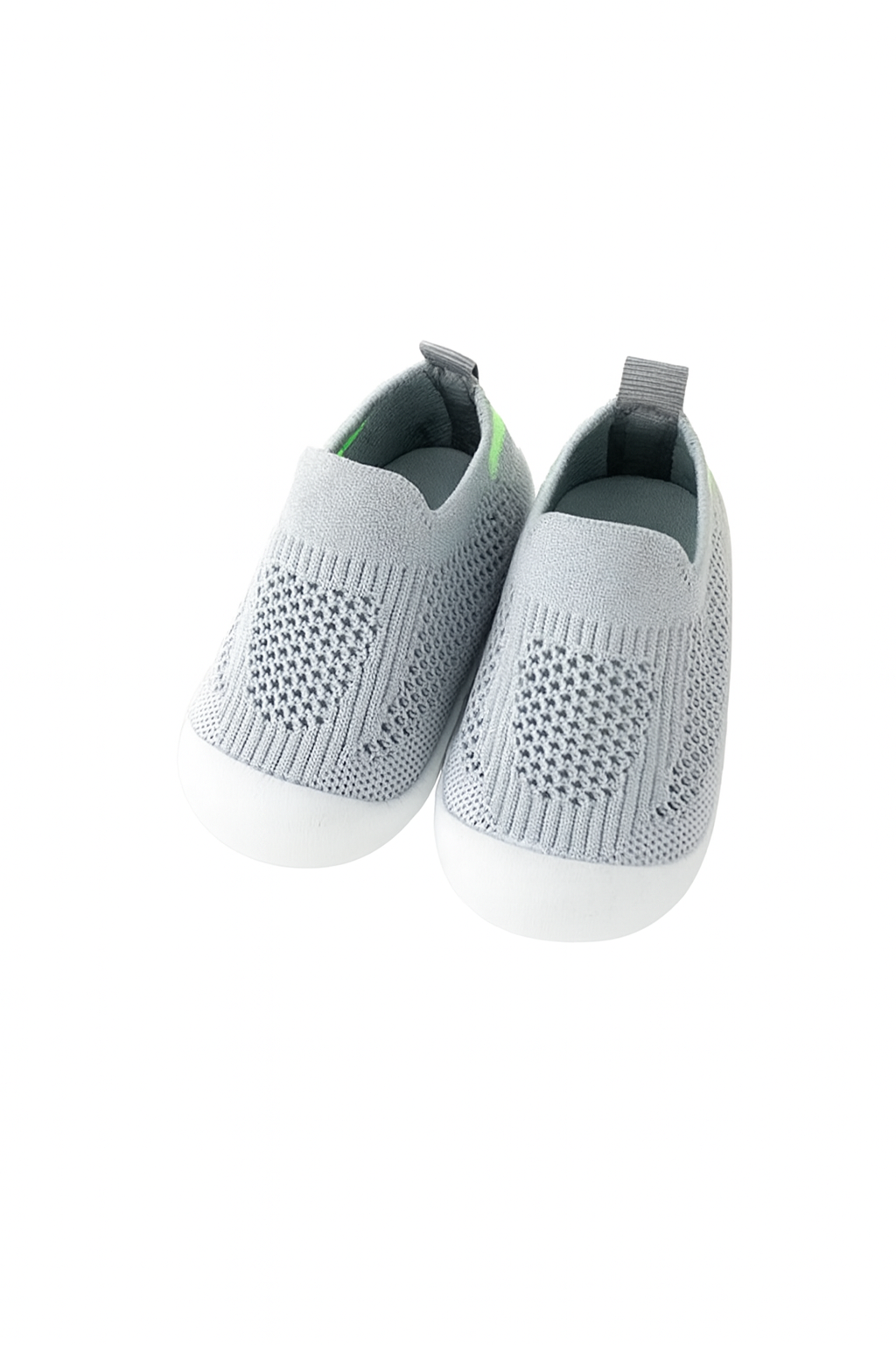 Chaussons bébé gris – souples, légers et antidérapants