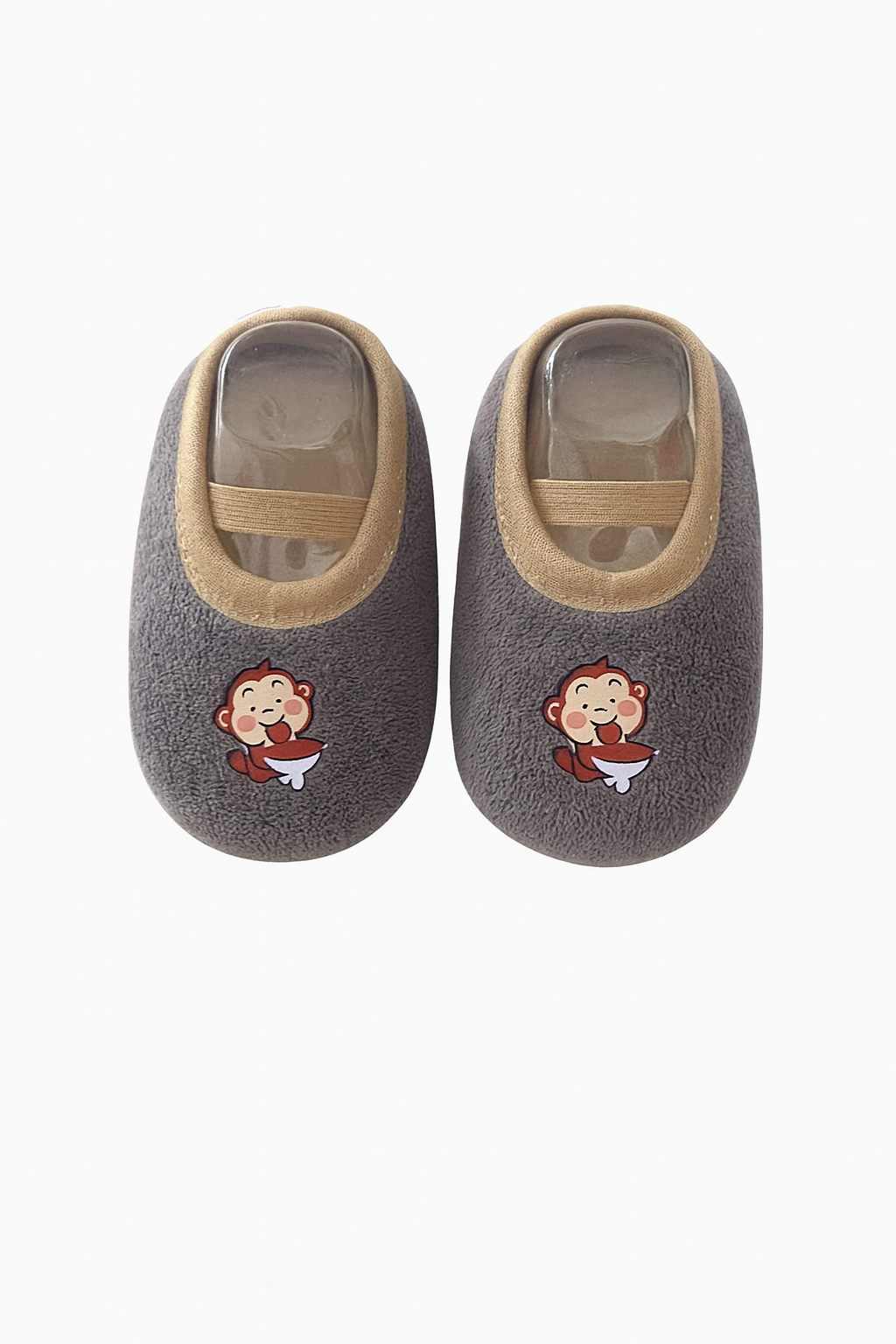 Chaussons bébé gris – souples, légers et parfaits pour les premiers pas