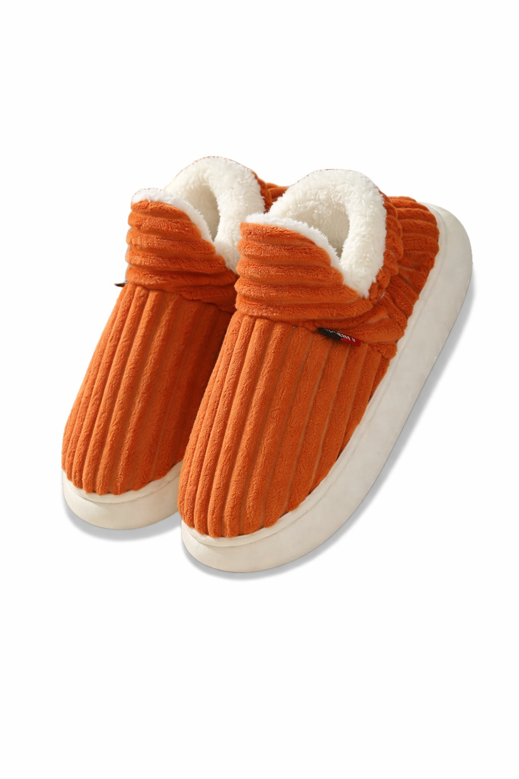 Chaussons bottes homme orange – chaudes, douces et confortables