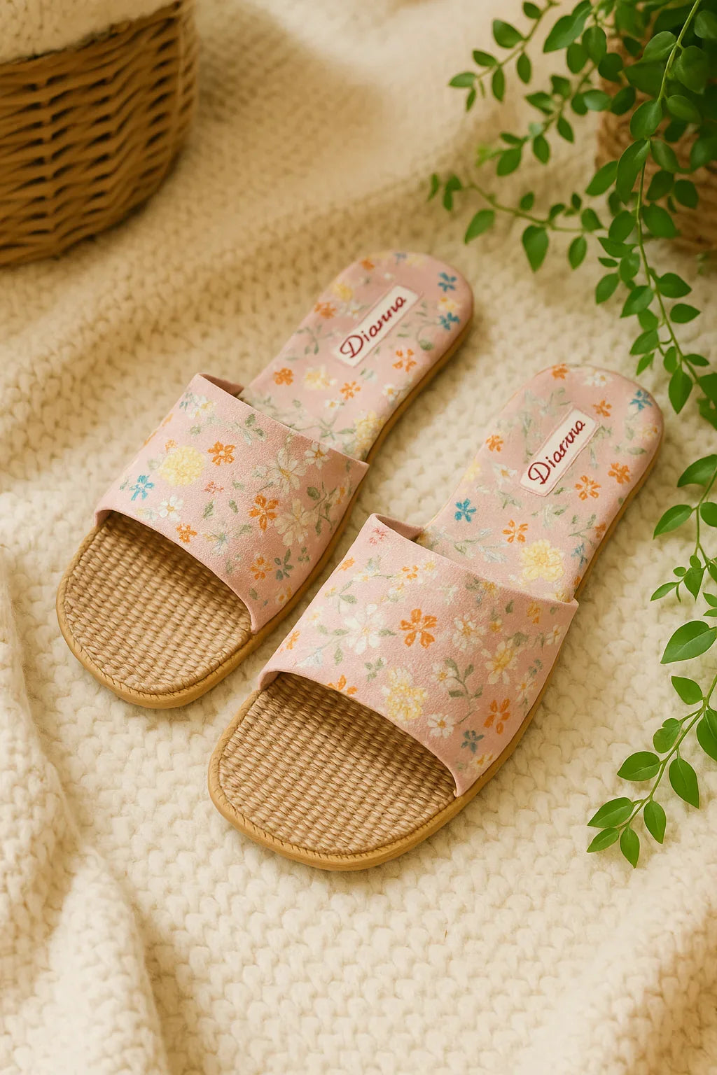 Sandales femme roses antidérapantes – confort été léger