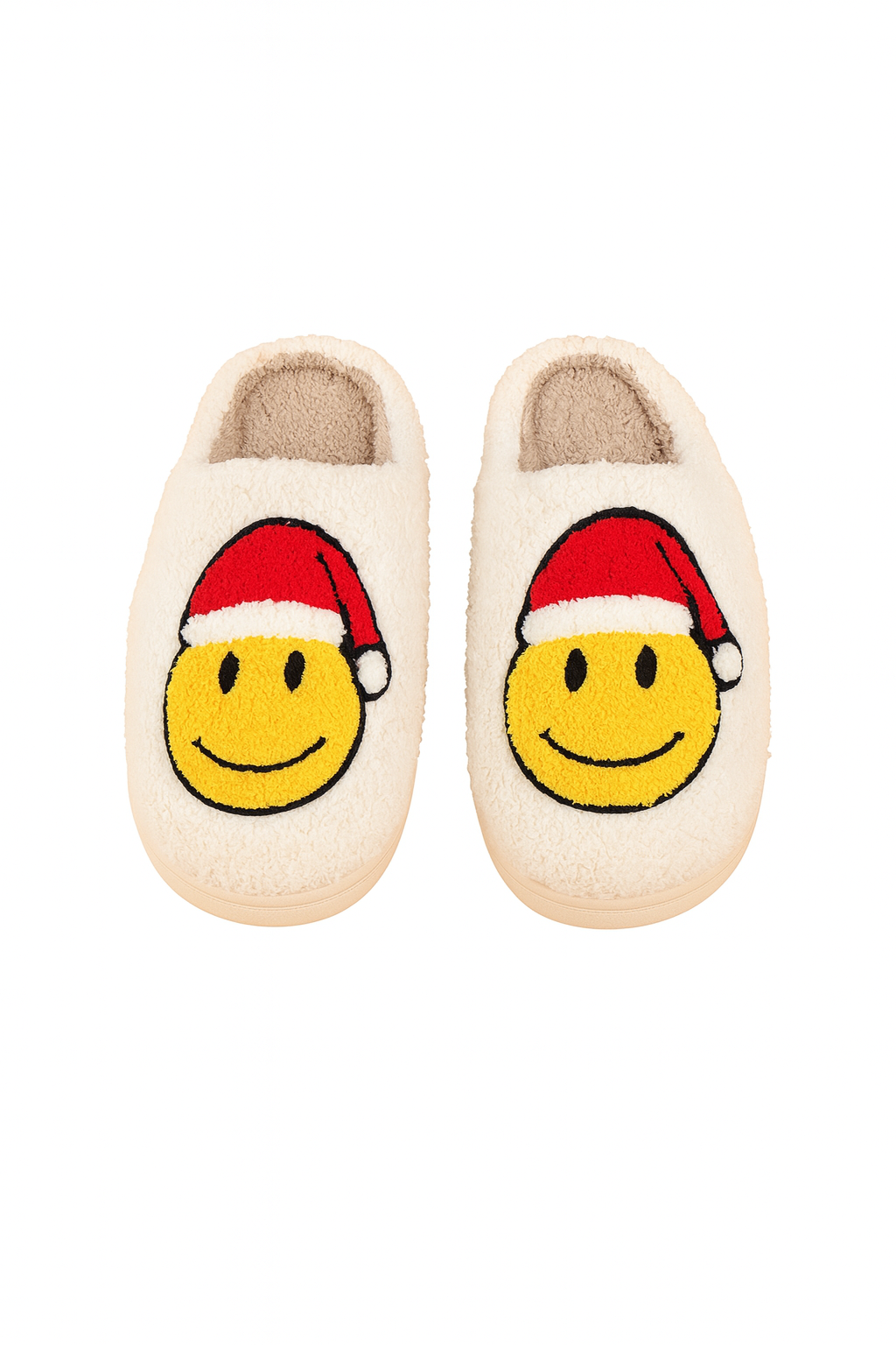 Chaussons homme blancs fourrés – doux, chauds et confortables