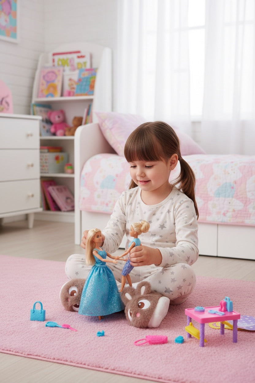 Chaussons enfant marron – semelle antidérapante et confort