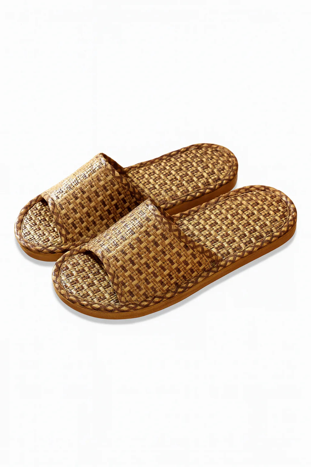 Sandales homme été confort – véganes, semelle souple et légères marron