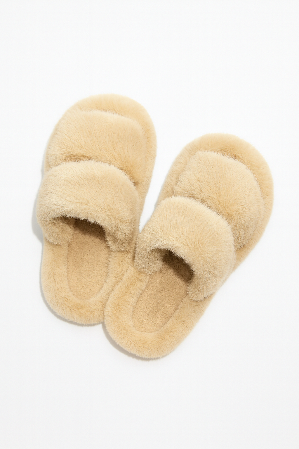 Chaussons femme blanches – chaudes, confortables et semelle épaisse