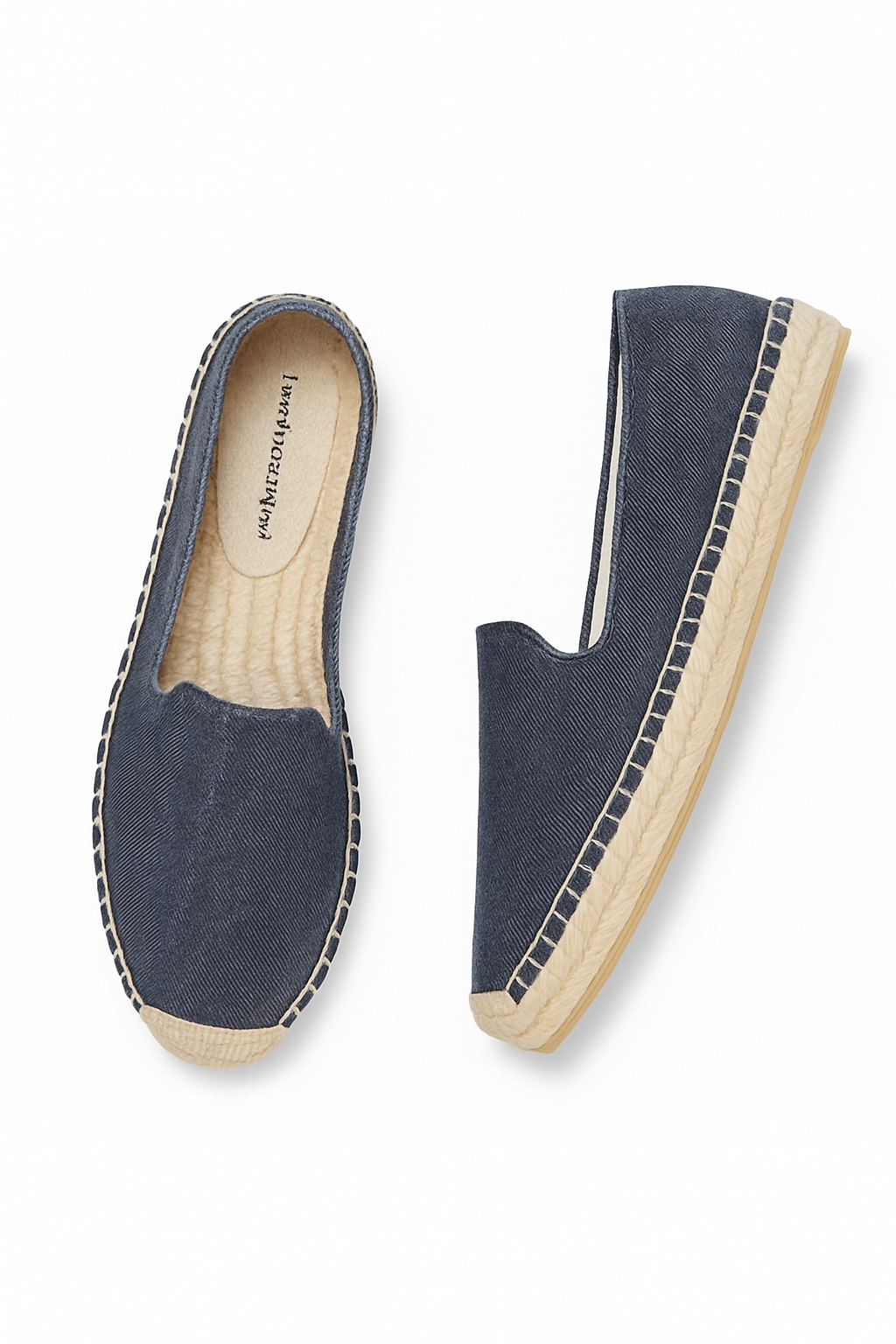 Espadrilles femme bleu jean – légères, antidérapantes et confortables