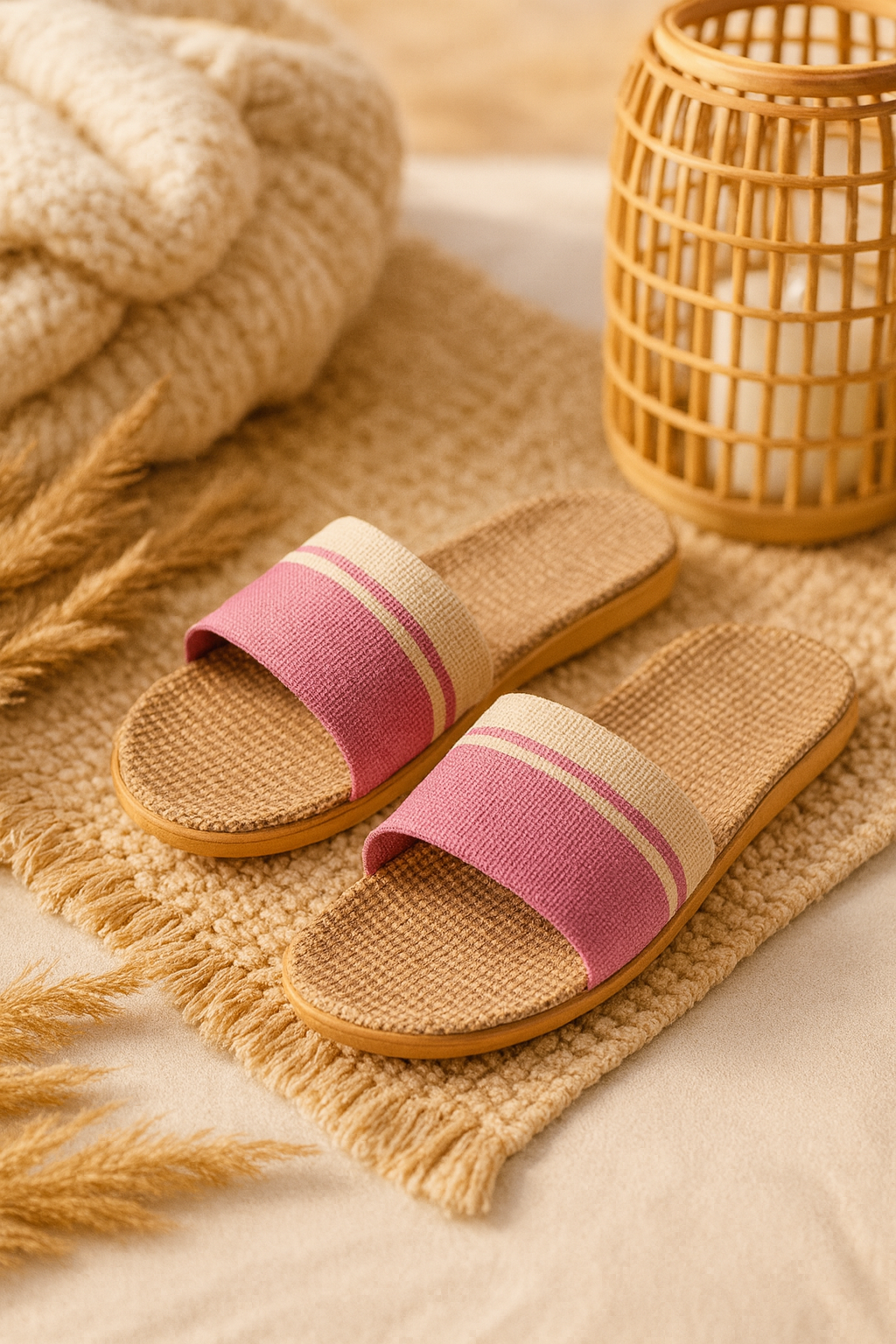 Sandales femme été confort roses – légères et respirantes