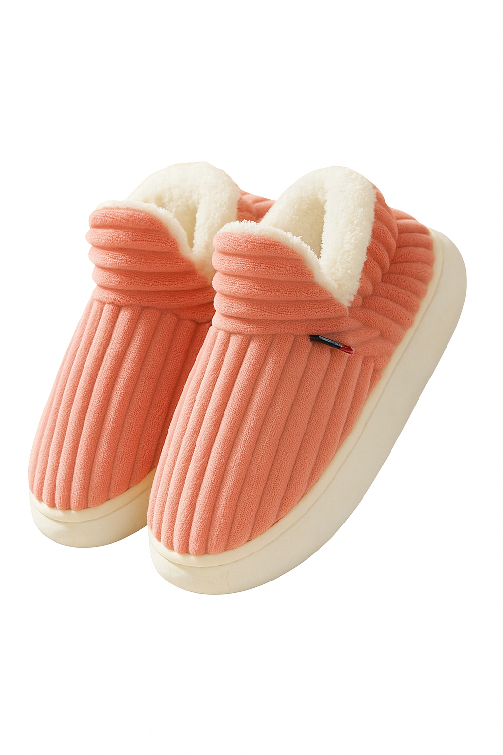 Pantoufles bottes femme roses – douces, chaudes et semelle souple