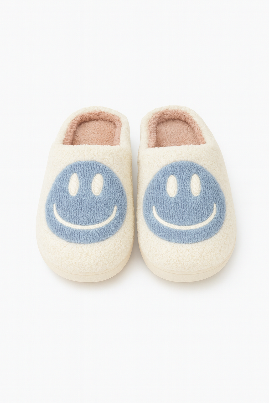 Pantoufles homme bleu et blanc – douces, chaudes et cocooning