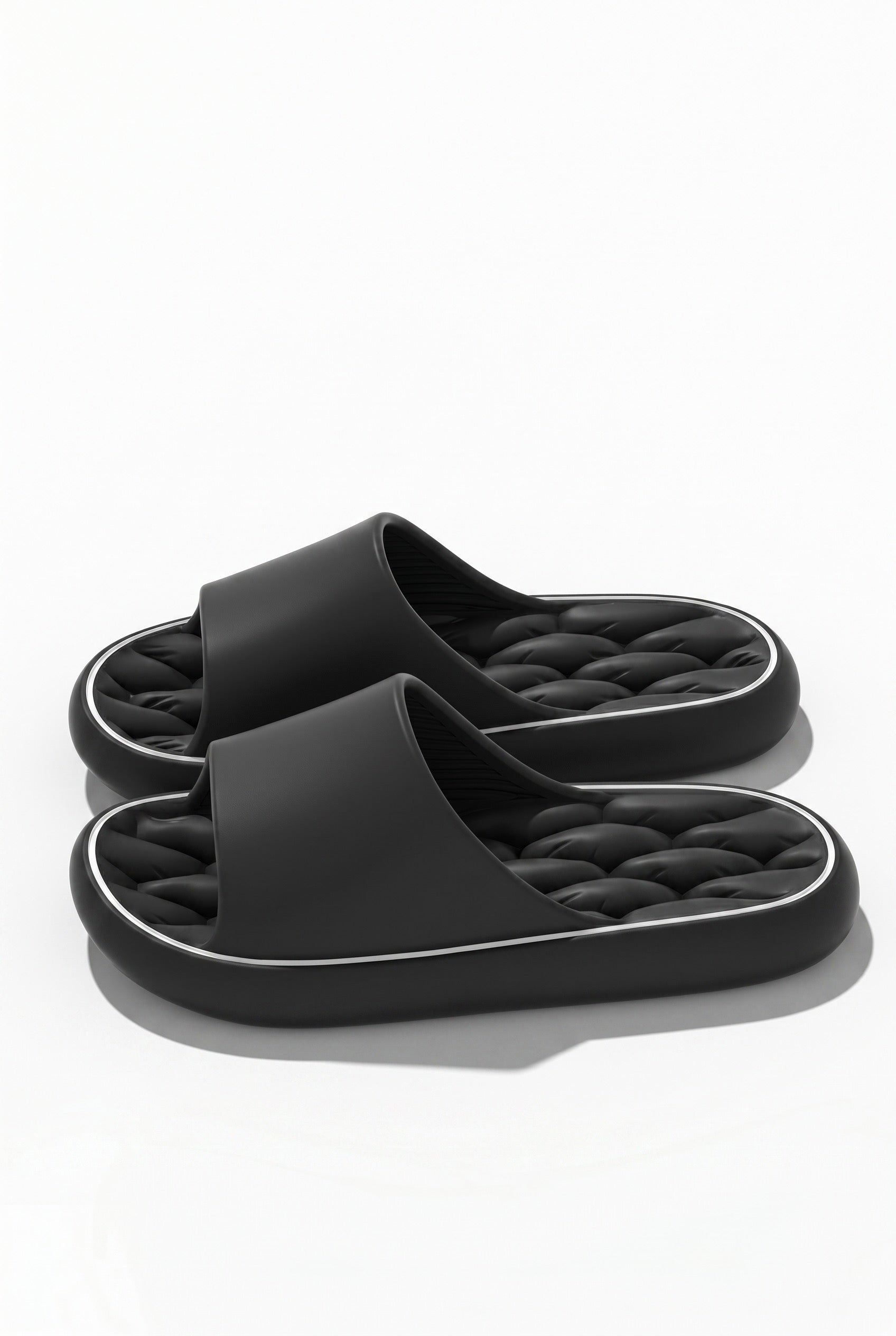 Pantoufles homme noires – confort léger et semelle antidérapante