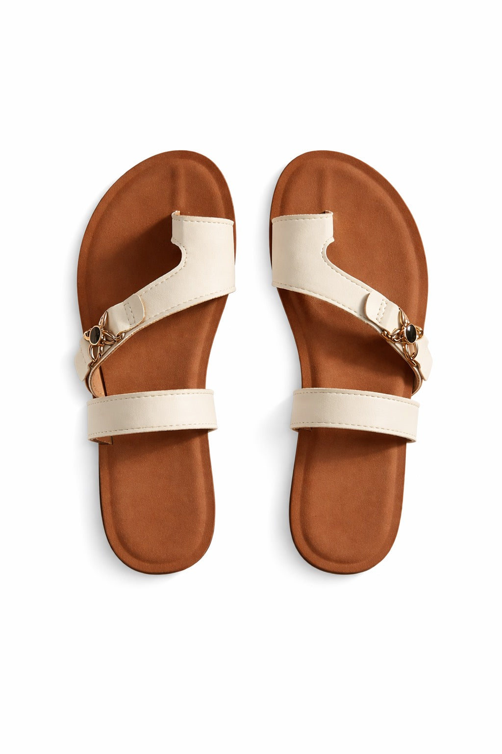 Sandales femme blanches confort été – légères et respirantes